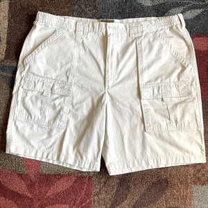 St. John’s Bay Mens size 46 Classic Stone Cargo Shorts